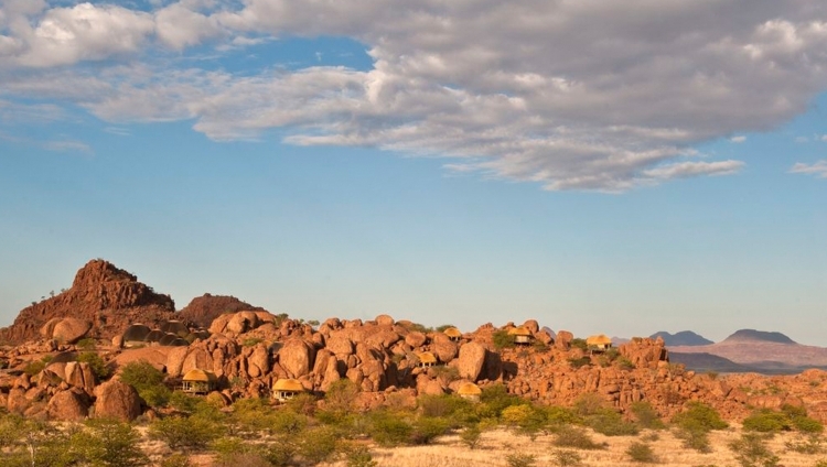 Mowani Mountain Camp - Lage des Camps